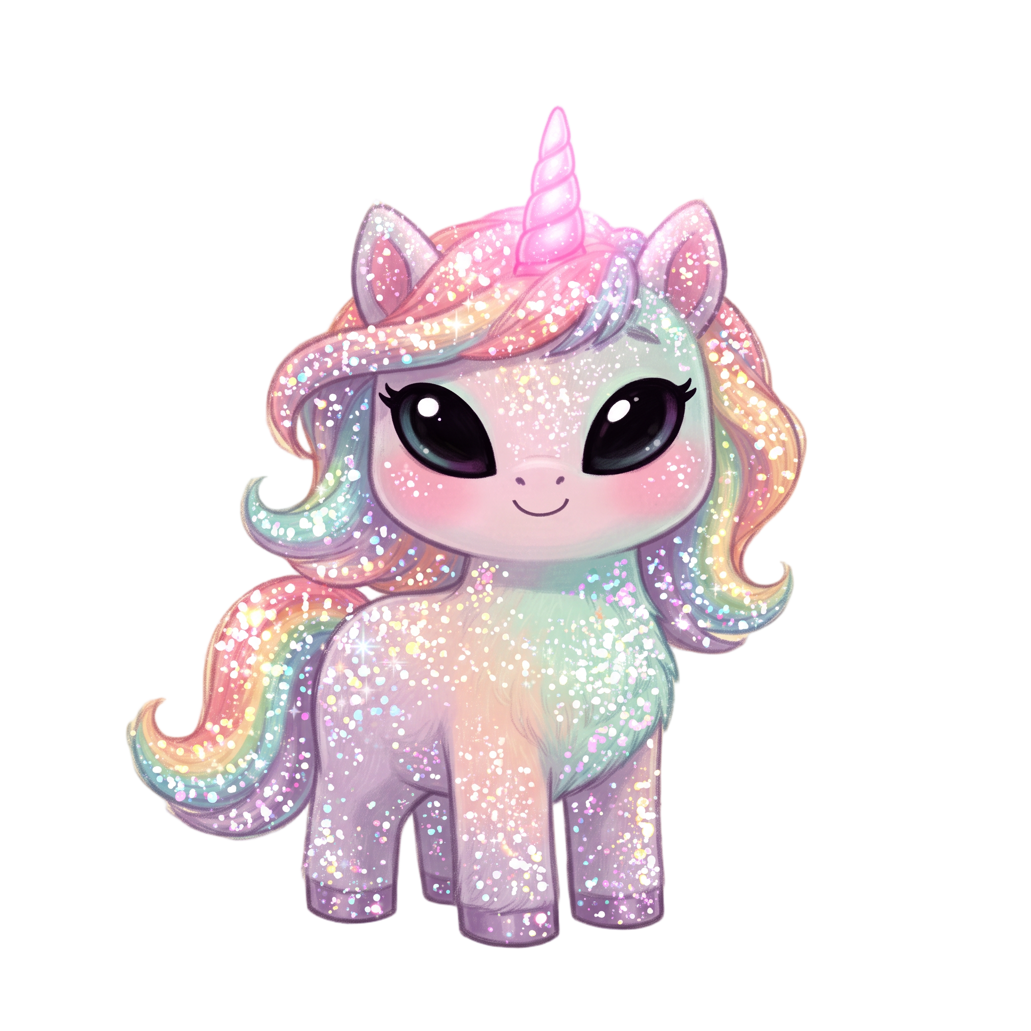 Sparkles the unicorn alien